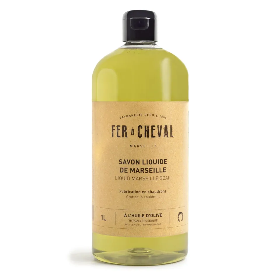 Savonnerie Fer à Cheval Savon Liquide de Marseille olive 1L