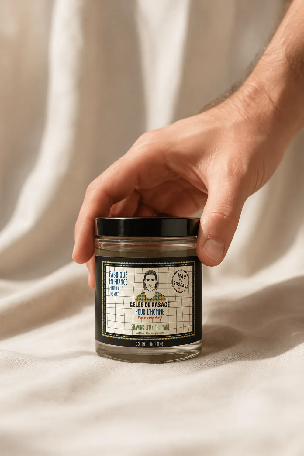Mas du Roseau Just Men gelée de rasage menthol glisse