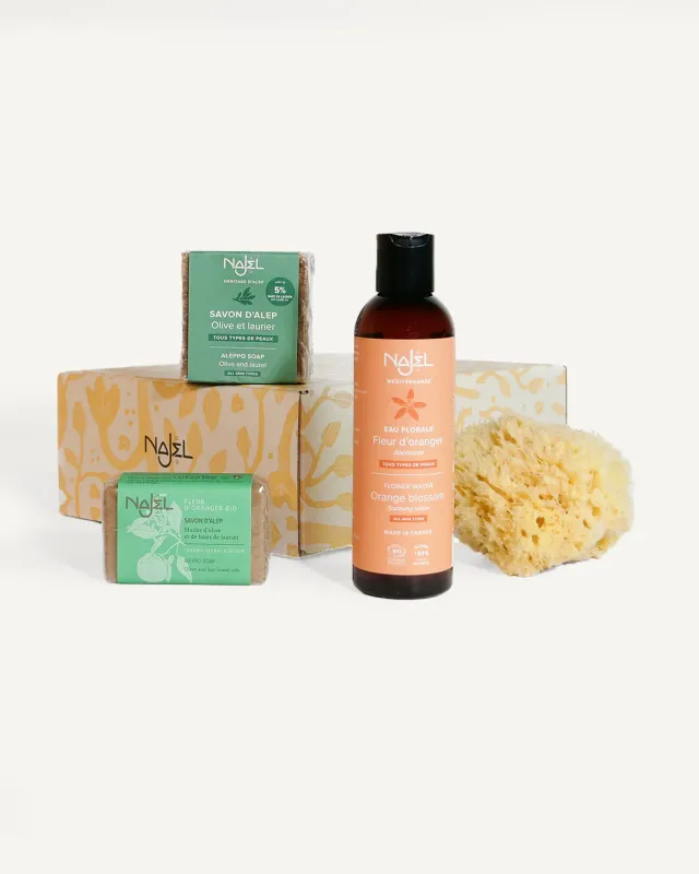 Najel Mon Bel Oranger coffret savon Alep fleur oranger
