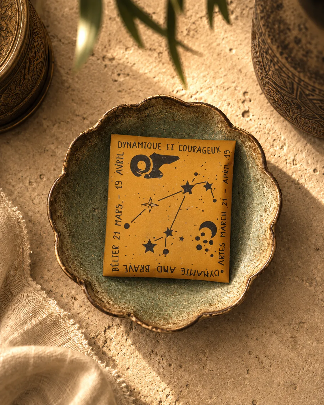 Mas du Roseau Pachamama Astro Bélier savonnette bord de mer