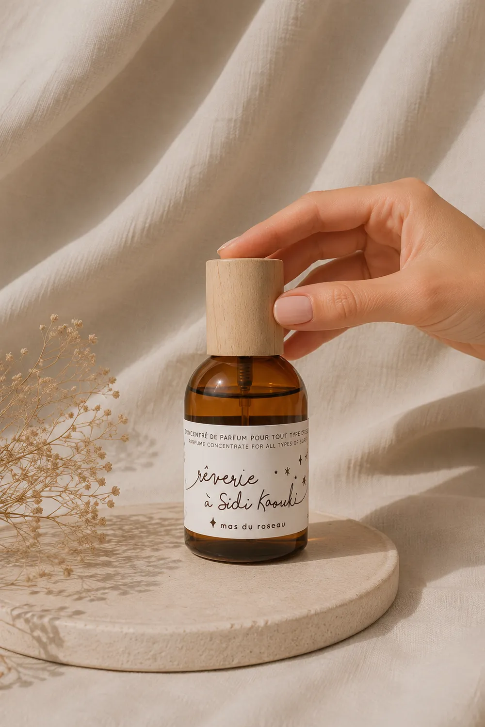 Mas du Roseau Dans mes rêves Sidi Kaouki concentré parfum
