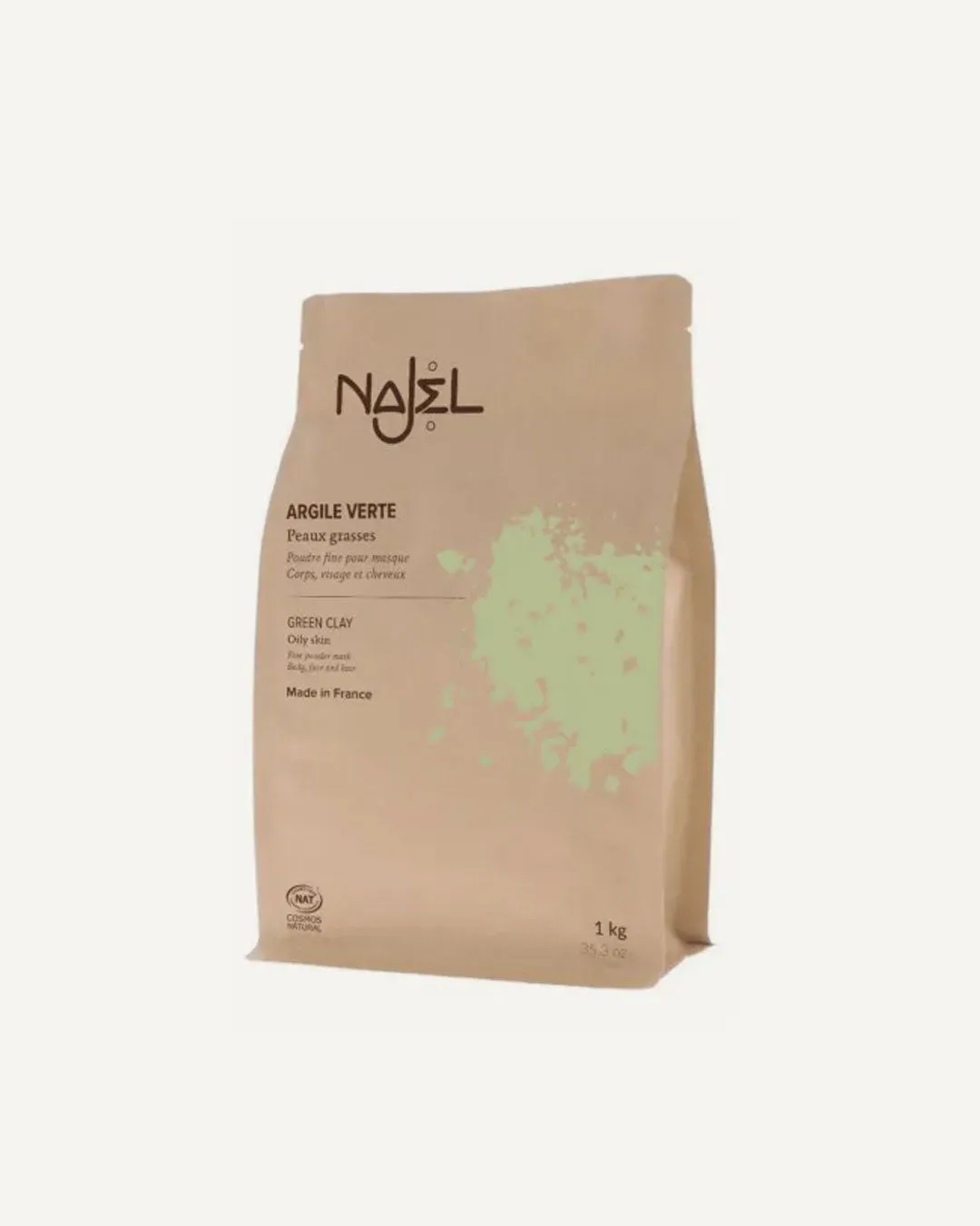 Najel argile verte Velay poudre 150 g matifiante