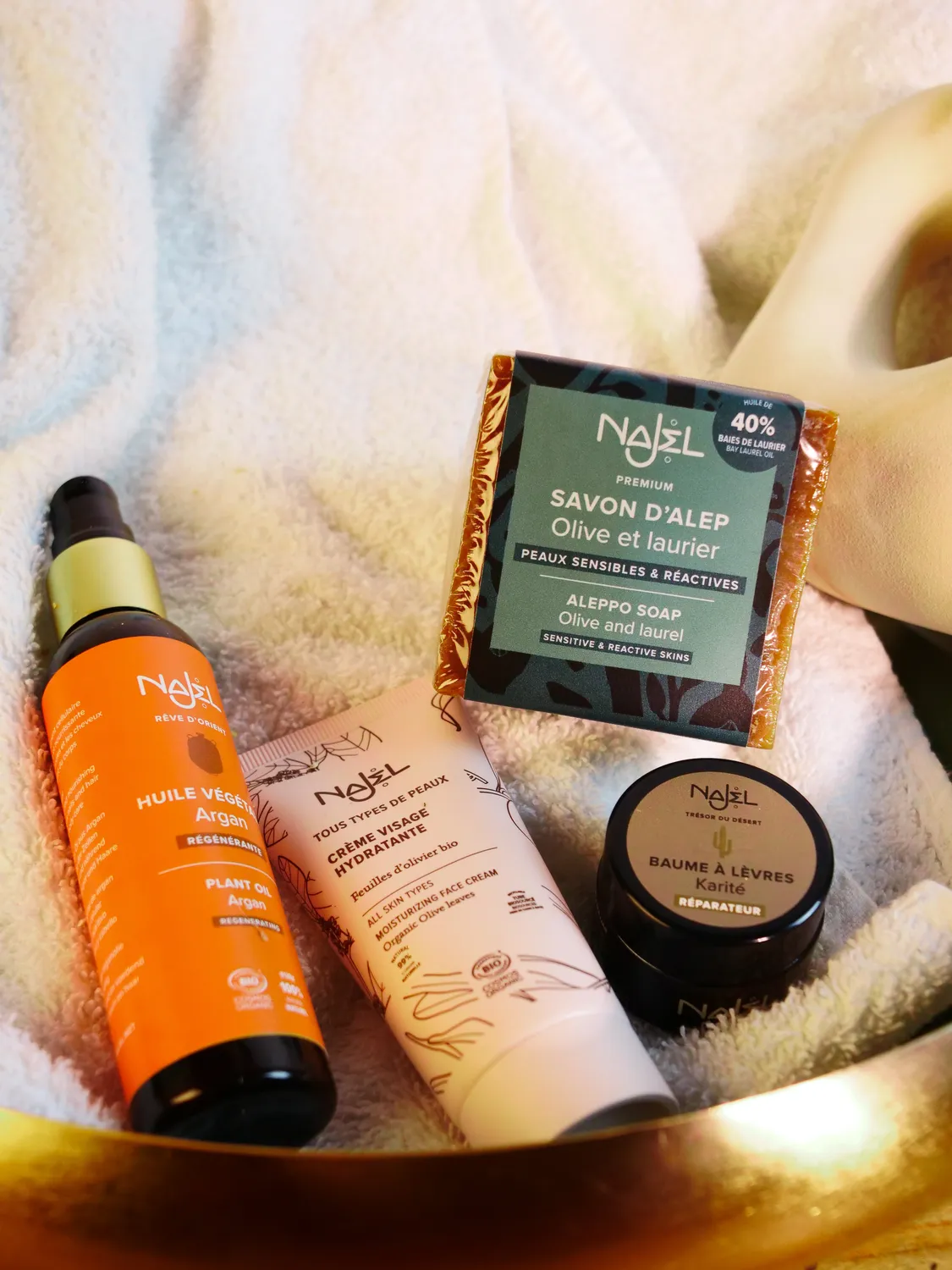 Najel Essentiels Beauté coffret 4 soins hydratation