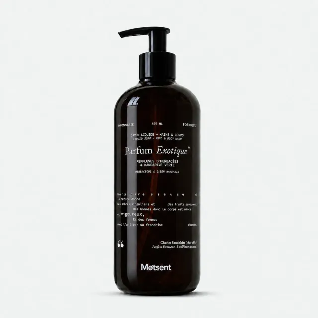 Motsent Parfum Exotique savon liquide mandarine verte