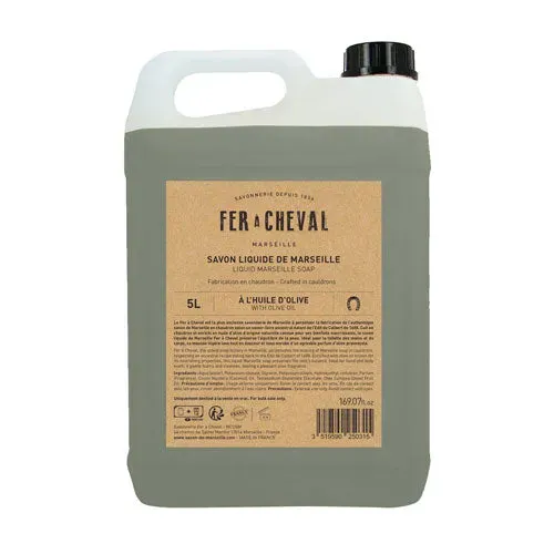 Savonnerie Fer à Cheval Savon Liquide de Marseille olive 5L