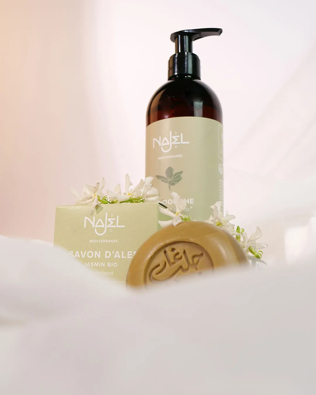 Najel Gel Douche Jasmin au Savon d'Alep gel douche 500ml normal