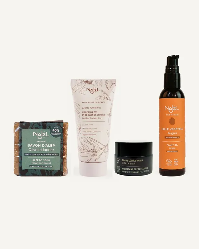 Najel Essentiels Beauté coffret 4 soins hydratation
