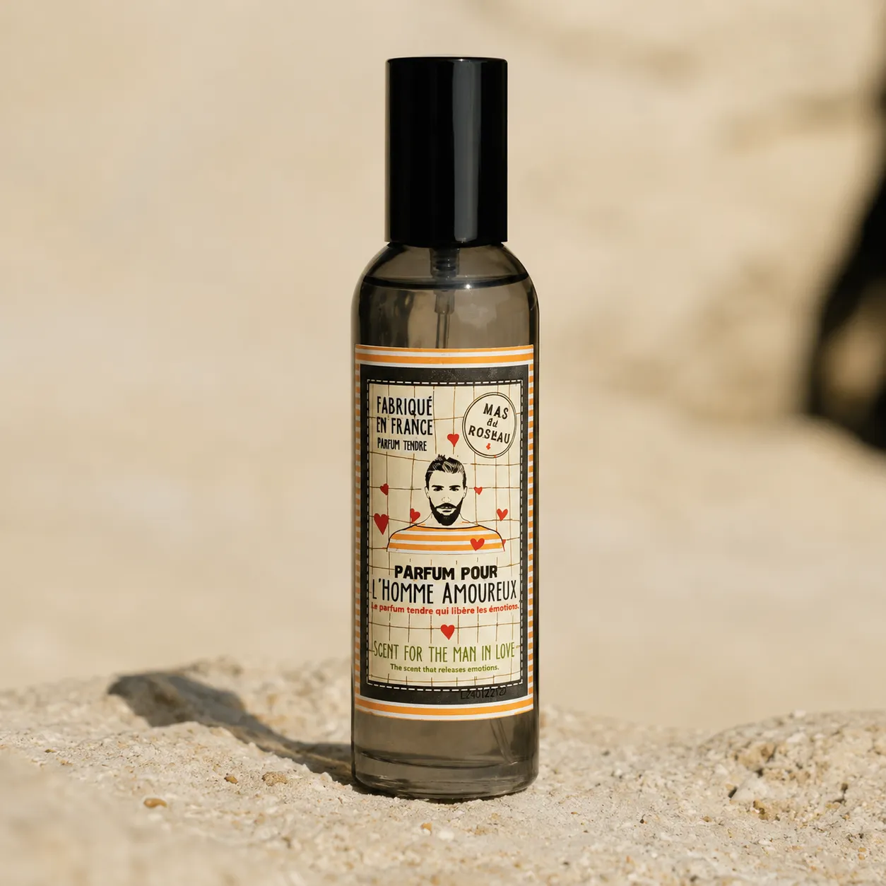 Mas du Roseau Just Men parfum homme Amoureux floral poudré