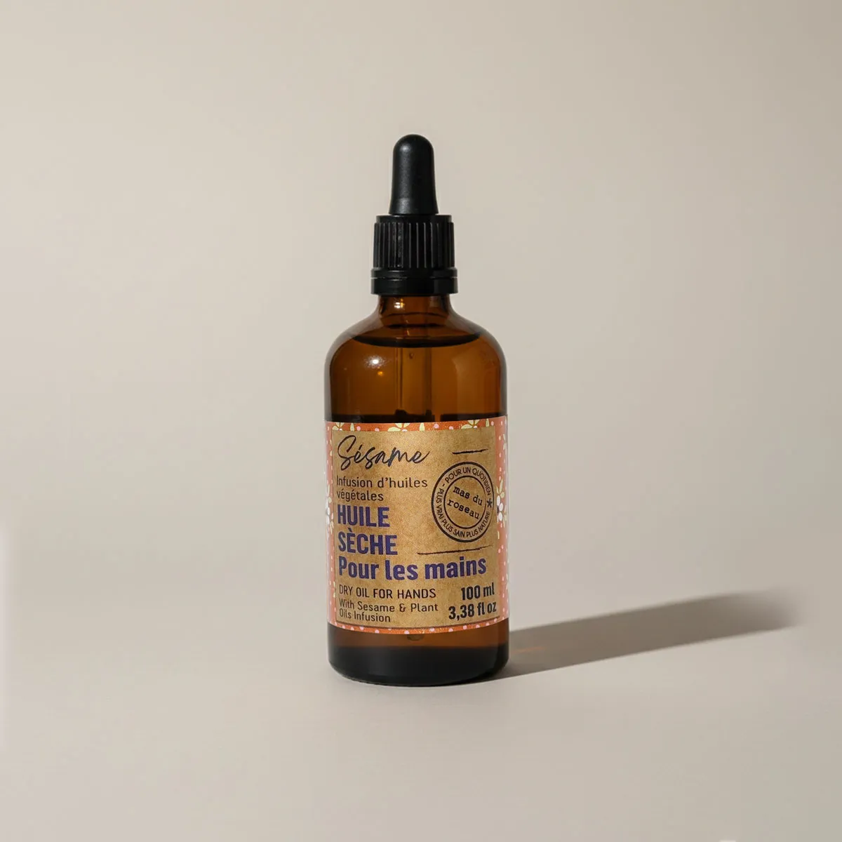 Mas du Roseau Infusions Huile sèche mains Sésame rose