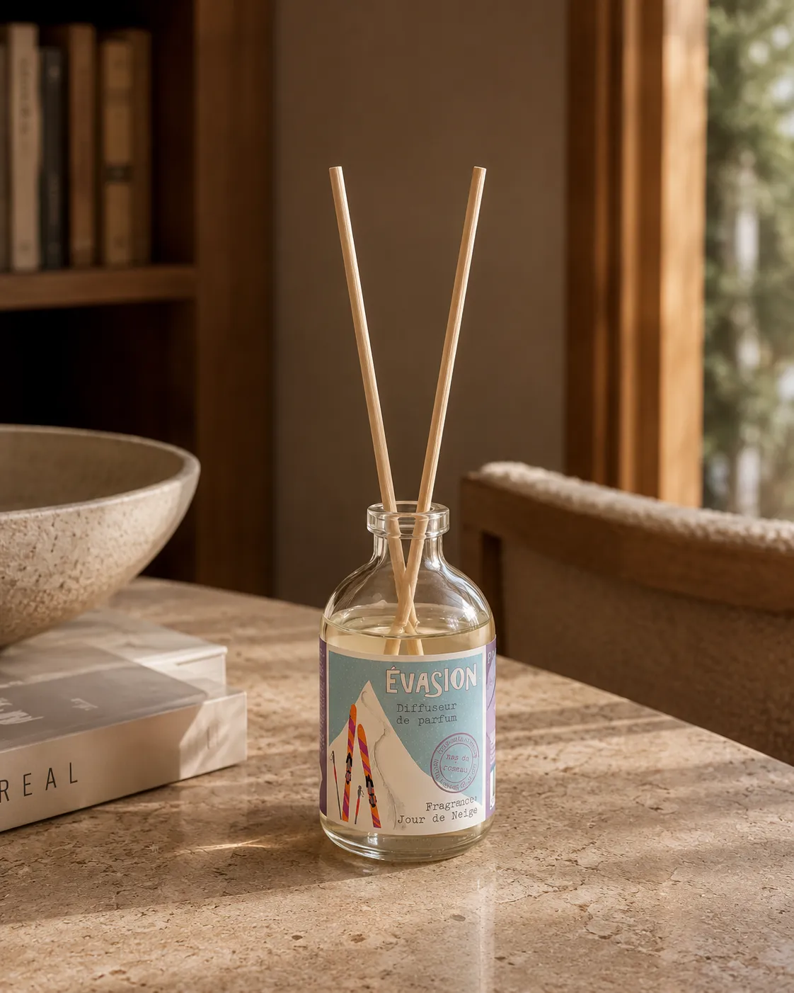 Mas du Roseau Pépites diffuseur parfum Évasion neige