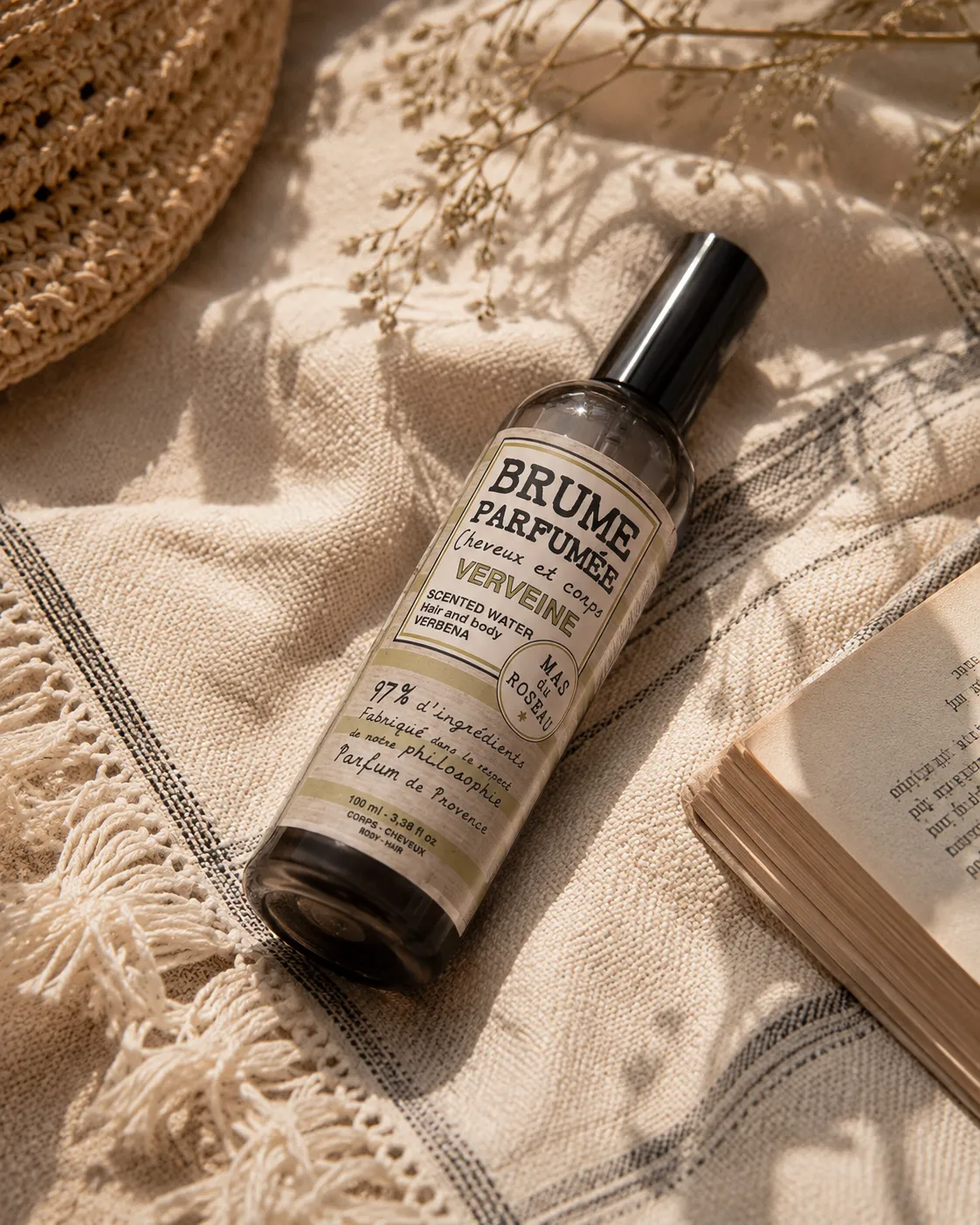 Mas du Roseau Philosophie Verveine brume corps cheveux
