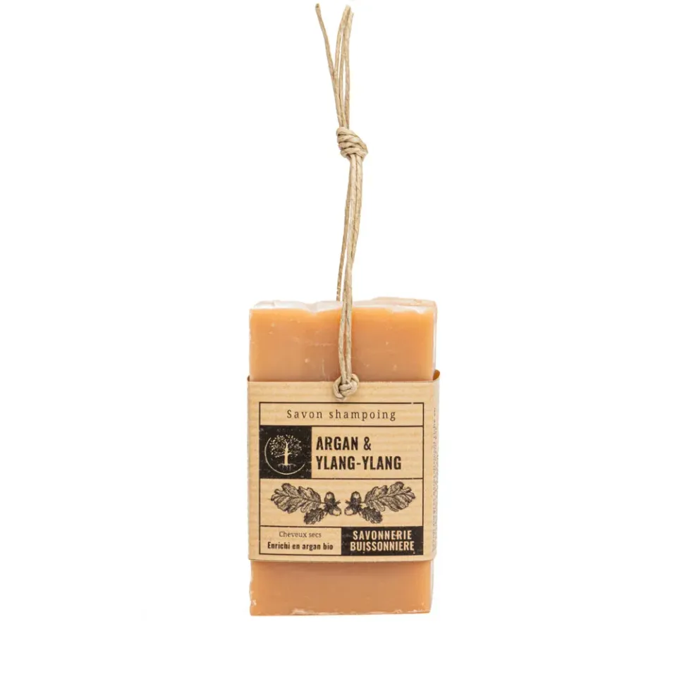Savonnerie Buissonnière Argan Ylang shampoing solide bio 100g