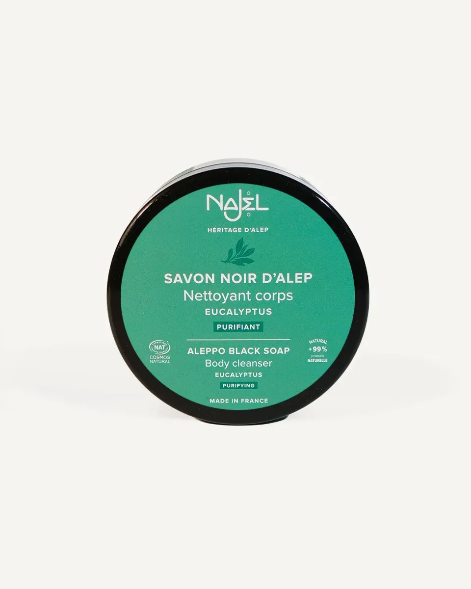 Najjar savon noir d’Alep eucalyptus pot 180g frais
