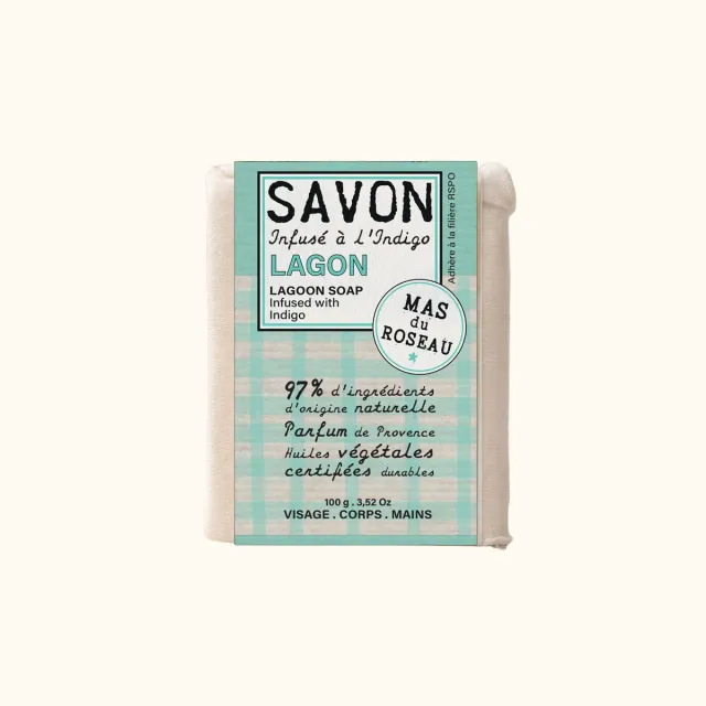 Mas du Roseau Philosophie savon solide Lagon frais
