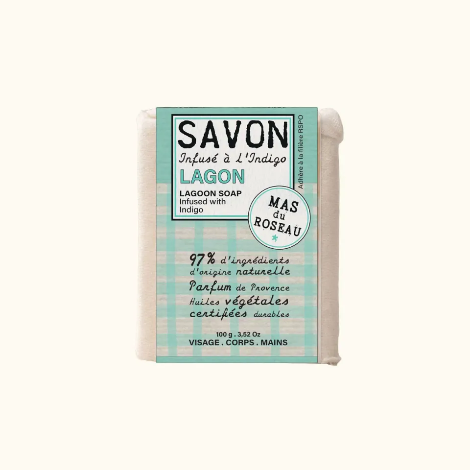 Mas du Roseau Philosophie savon solide Lagon frais