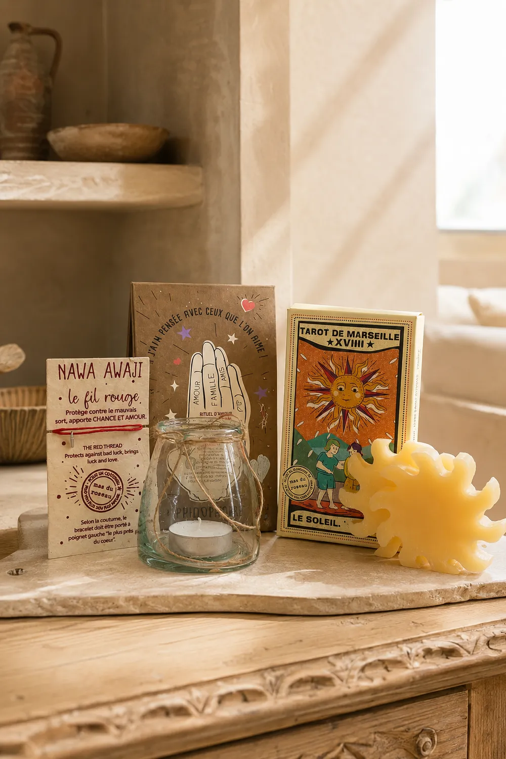 Mas du Roseau Pachamama Tarot Marseille coffret yuzu