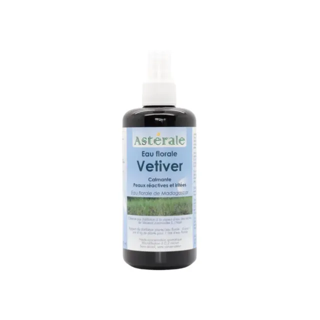 Savonnerie Buissonnière Vétiver eau florale 200 ml peaux réactives