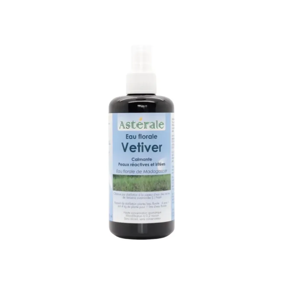 Savonnerie Buissonnière Vétiver eau florale 200 ml peaux réactives