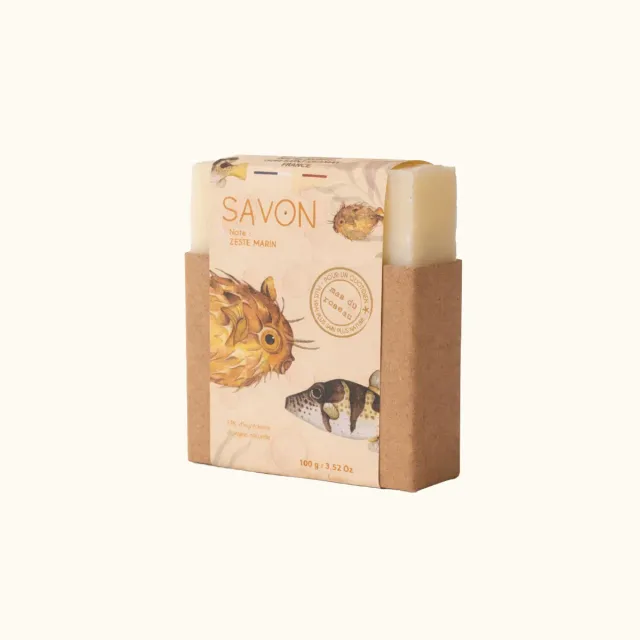 Mas du Roseau Pépites Zeste marin savon solide yuzu