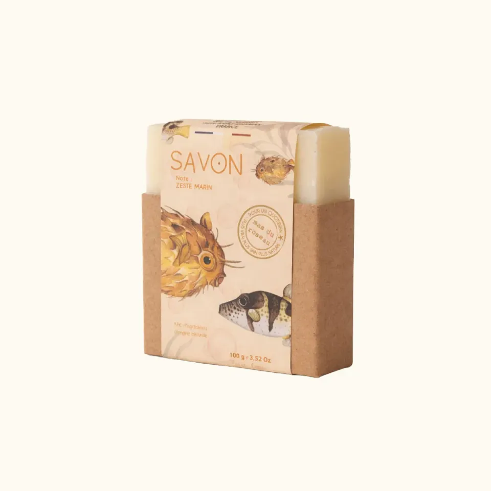 Mas du Roseau Pépites Zeste marin savon solide yuzu