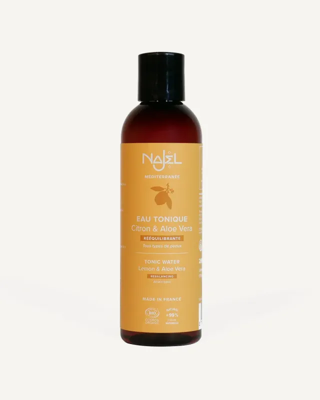 Najel eau tonique citron aloe vera visage 200ml
