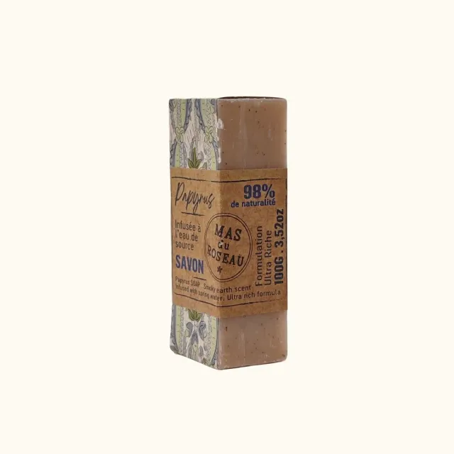 Mas du Roseau Papyrus savonnette infusion terreuse