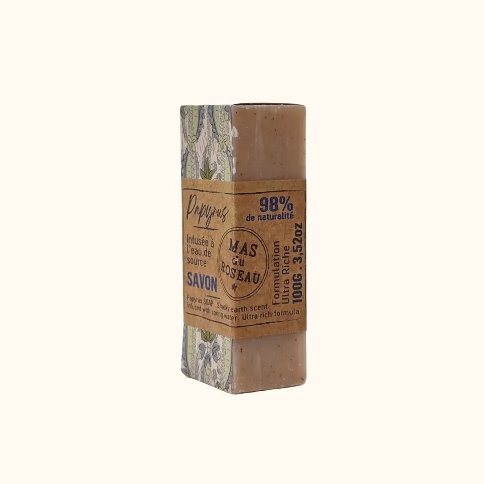 Mas du Roseau Papyrus savonnette infusion terreuse