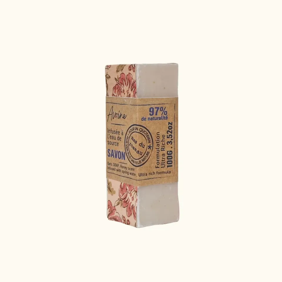 Mas du Roseau Infusions Avoine savonnette miel 100g