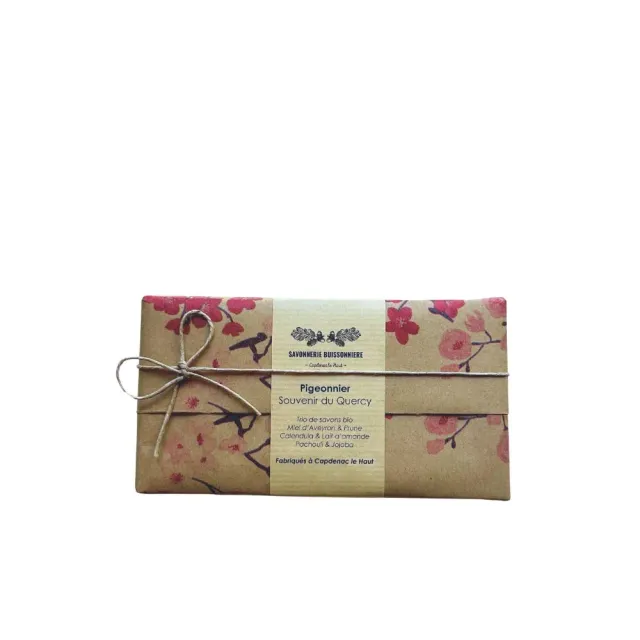 Savonnerie Buissonnière Pigeonnier trio savons bio 3x100g miel