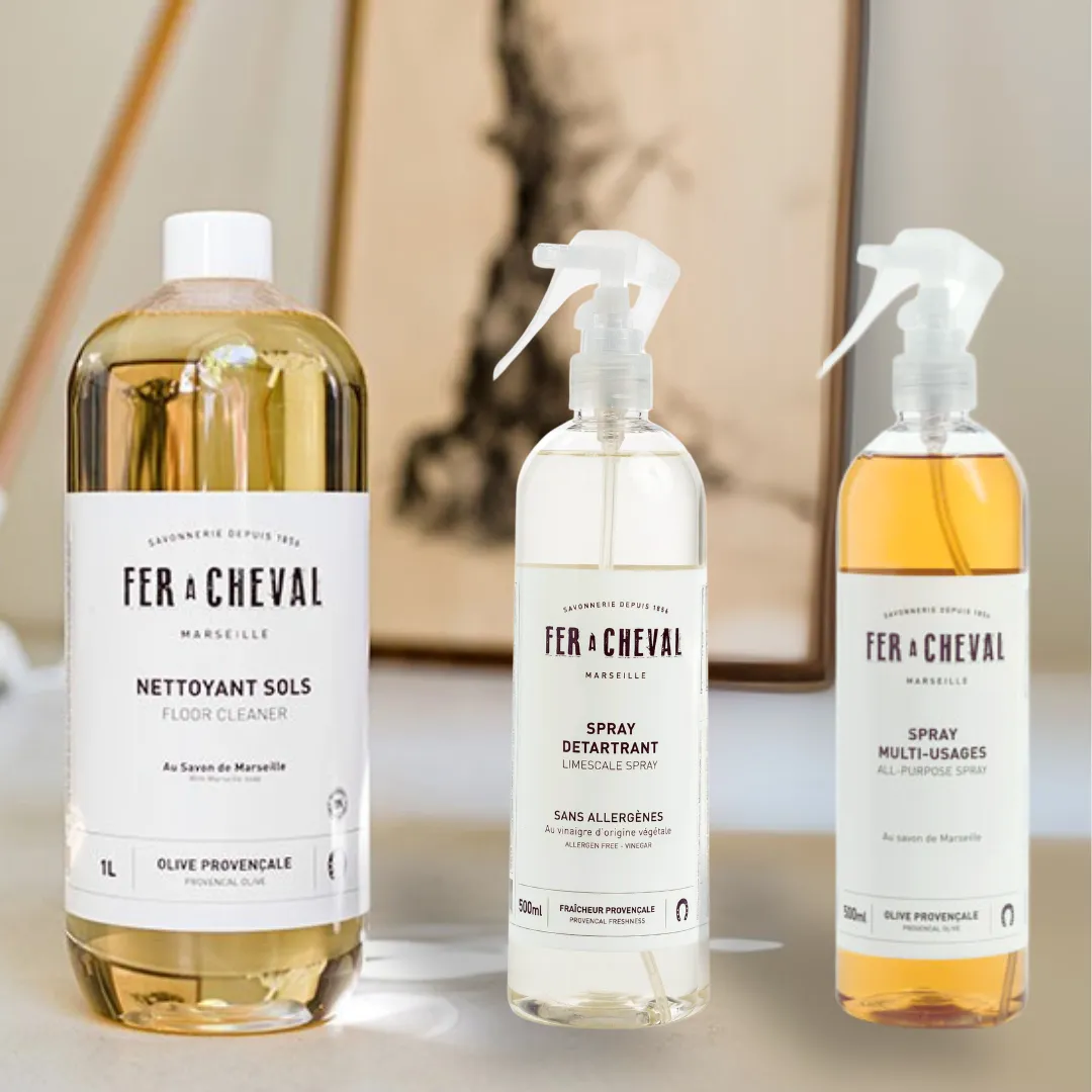 Savonnerie Fer à Cheval TrioSaine kit sol spray multi-usage