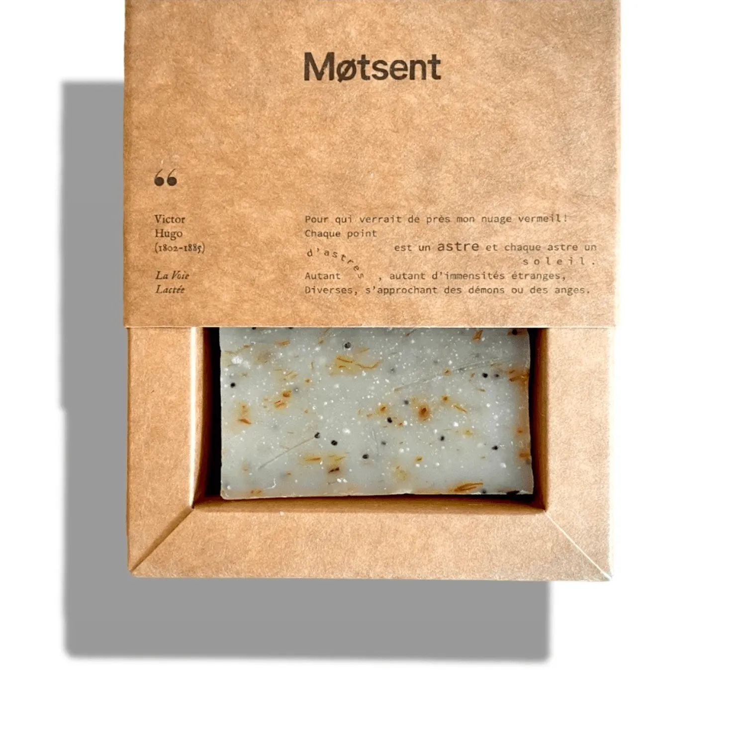 Motsent savon solide exfoliant pavot calendula bio