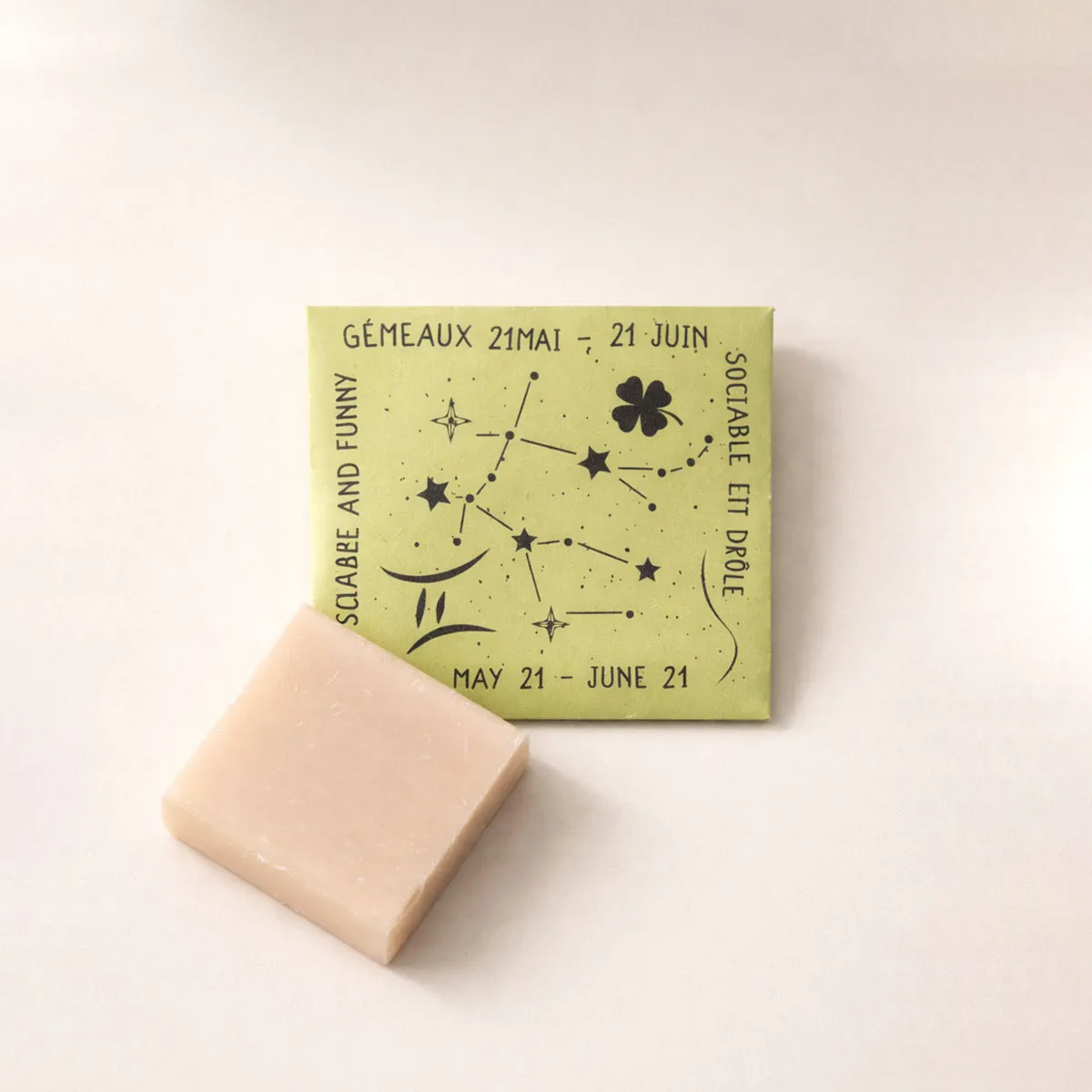 Mas du Roseau Astro savonnette Gémeaux santal signe d'air