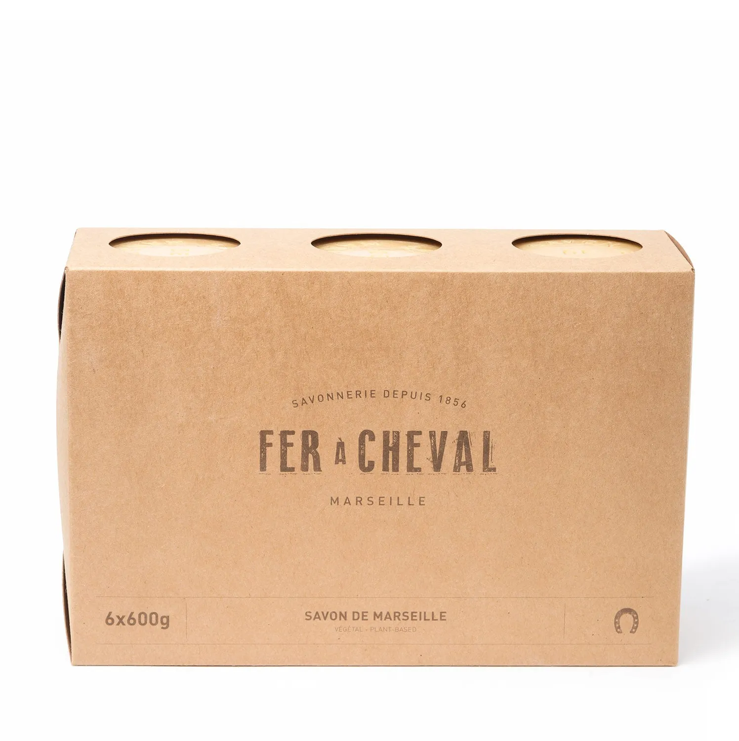 Savonnerie Fer à Cheval Savon de Marseille cube 6x600g végétal