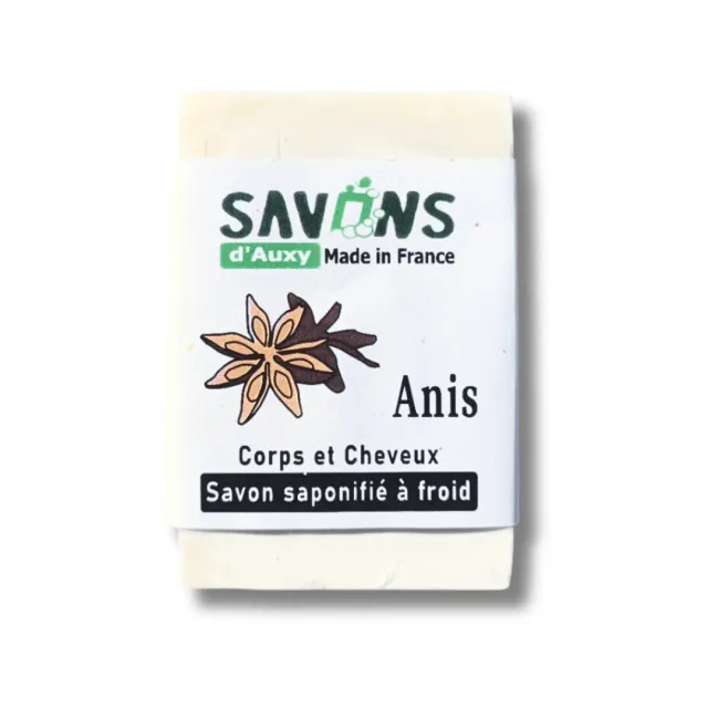 Savons d'Auxy Anis savon solide 100 g parfum doux
