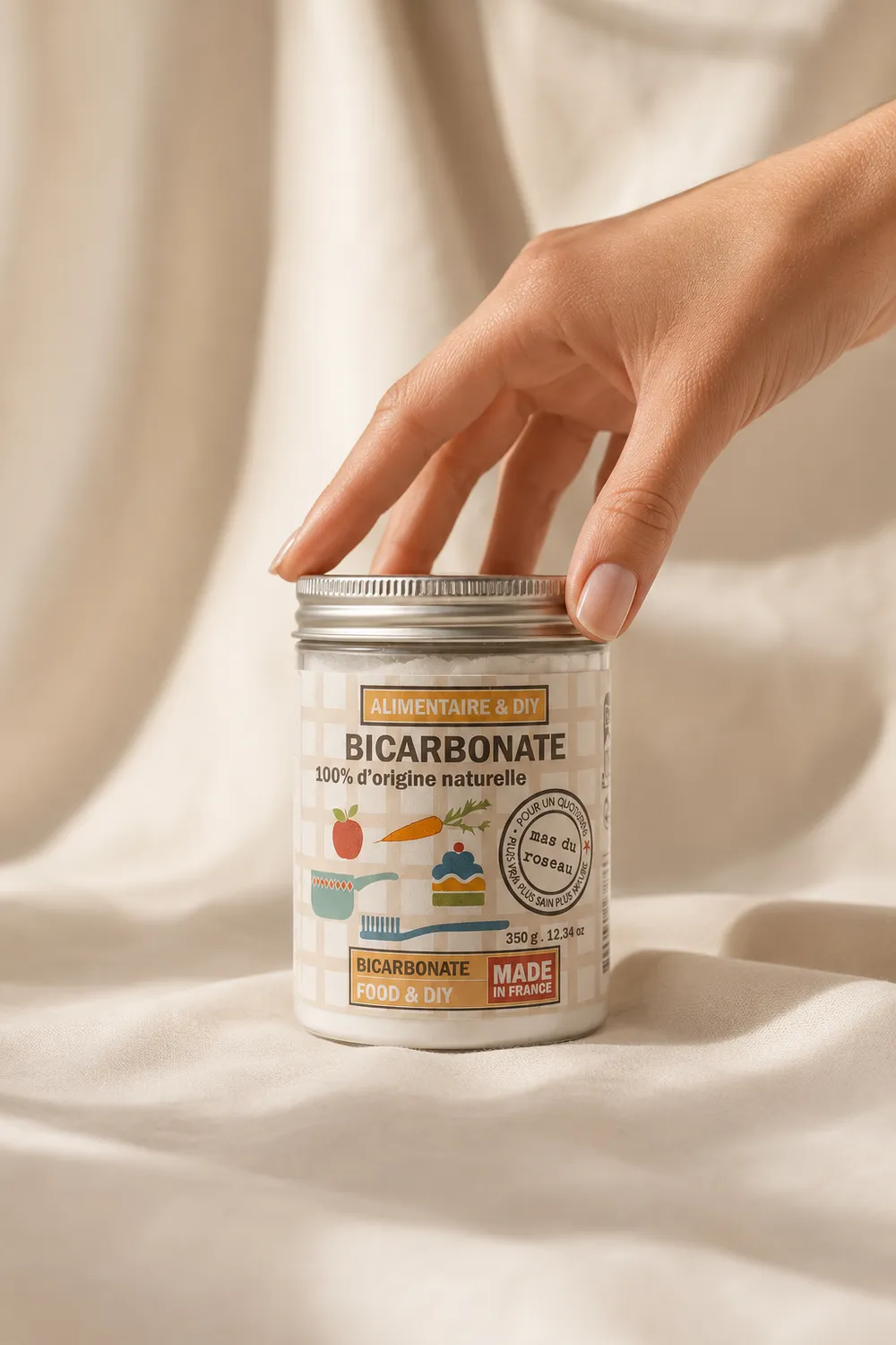 Mas du Roseau Eco & Bo bicarbonate alimentaire poudre multi-usages