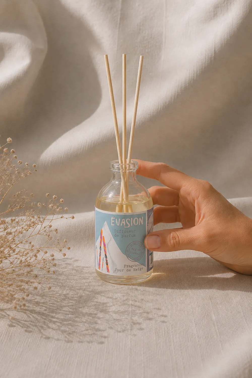 Mas du Roseau Pépites diffuseur parfum Évasion neige