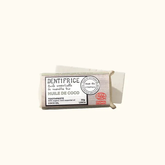 Mas du Roseau Philosophie Confort Huile de coco dentifrice solide
