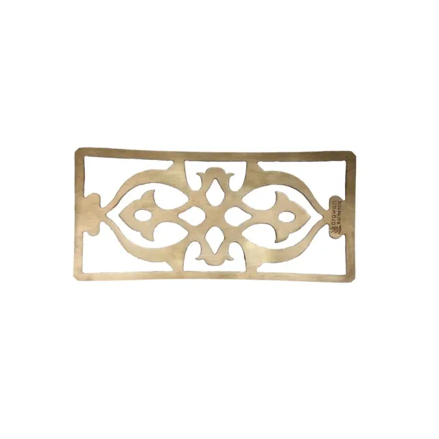 Savonnerie Buissonnière porte-savon laiton doré lisse 110g