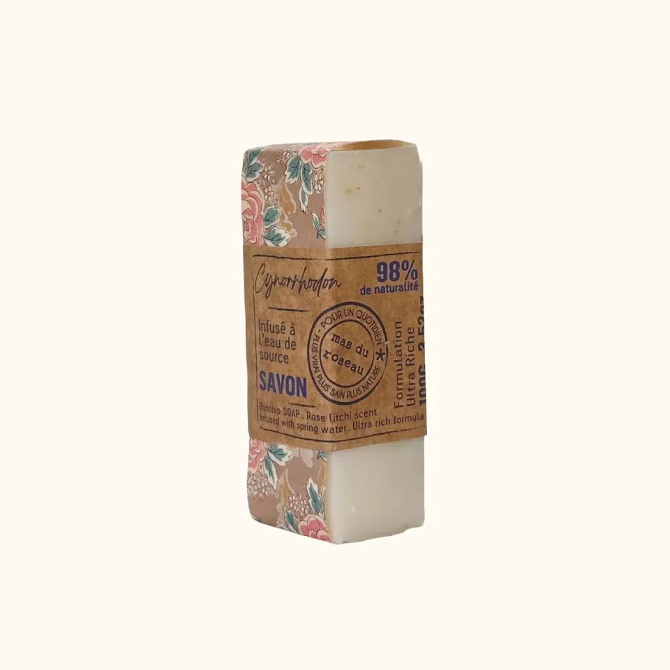 Mas du Roseau Infusions savonnette Cynorrhodon rose litchi