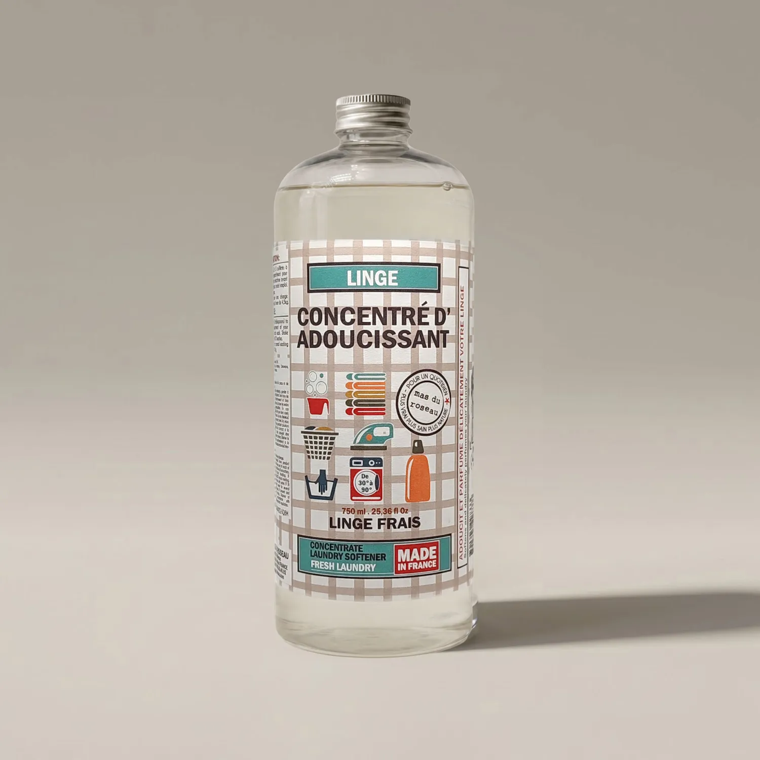 Mas du Roseau Éco & Bô Concentré d'Adoucissant Linge Frais