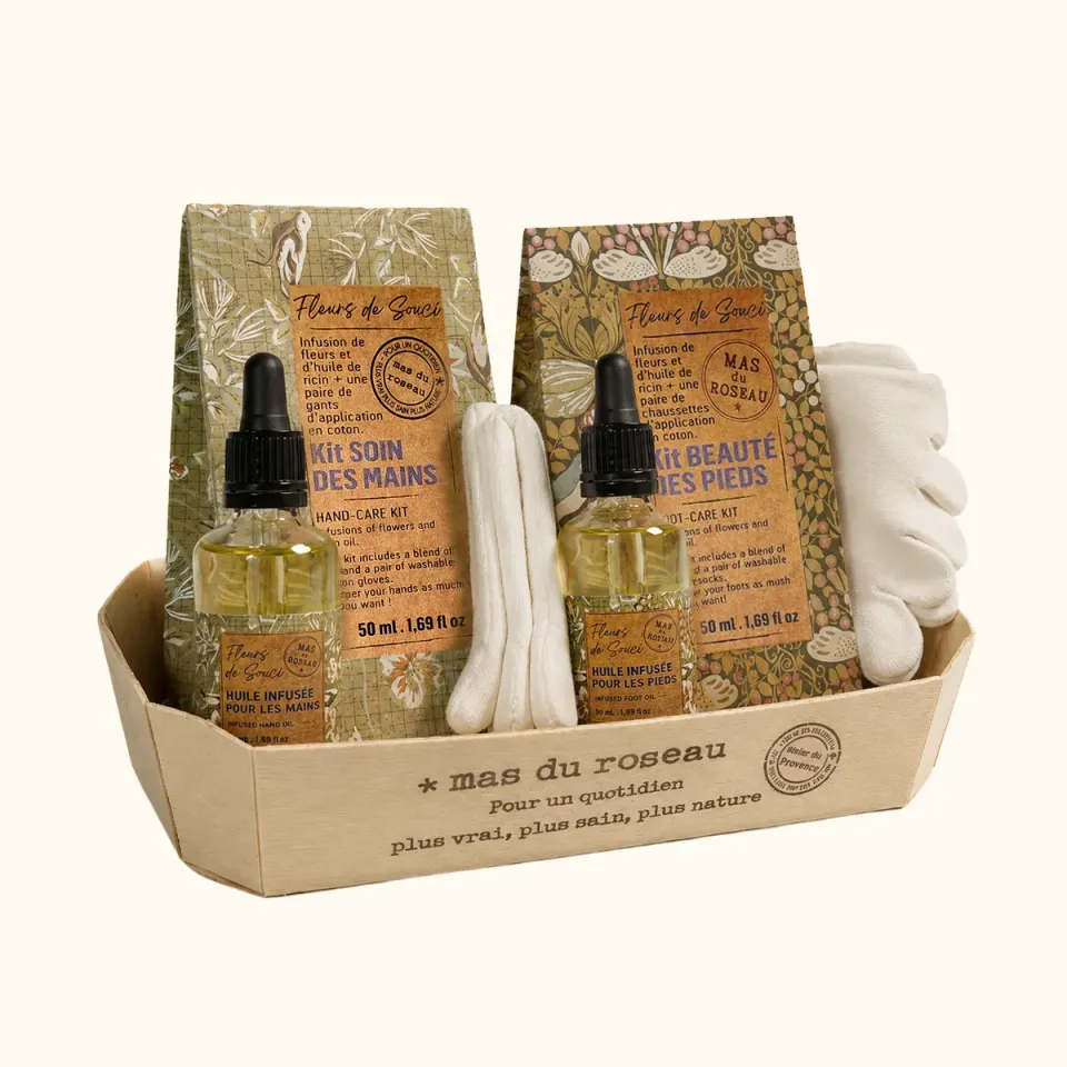 Mas du Roseau Infusions Coffret Beauté Mains et Pieds rituel