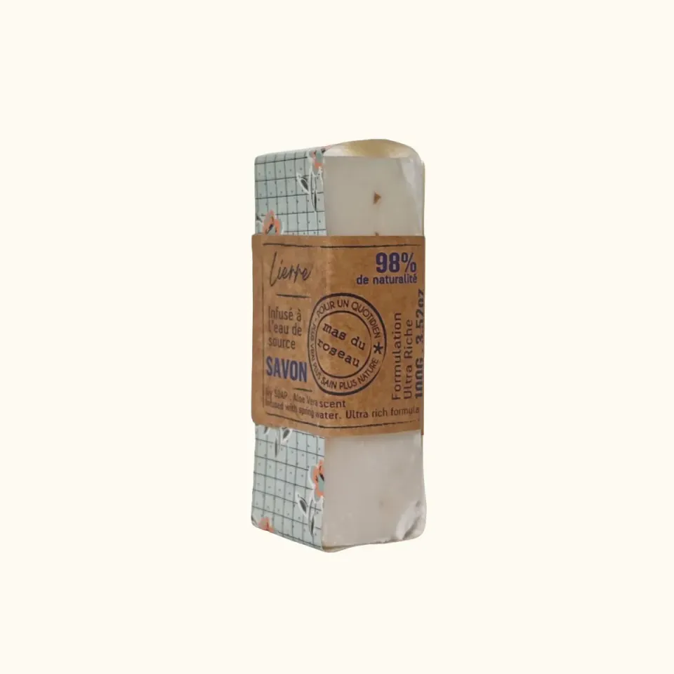 Mas du Roseau Infusions Lierre savonnette infusion florale
