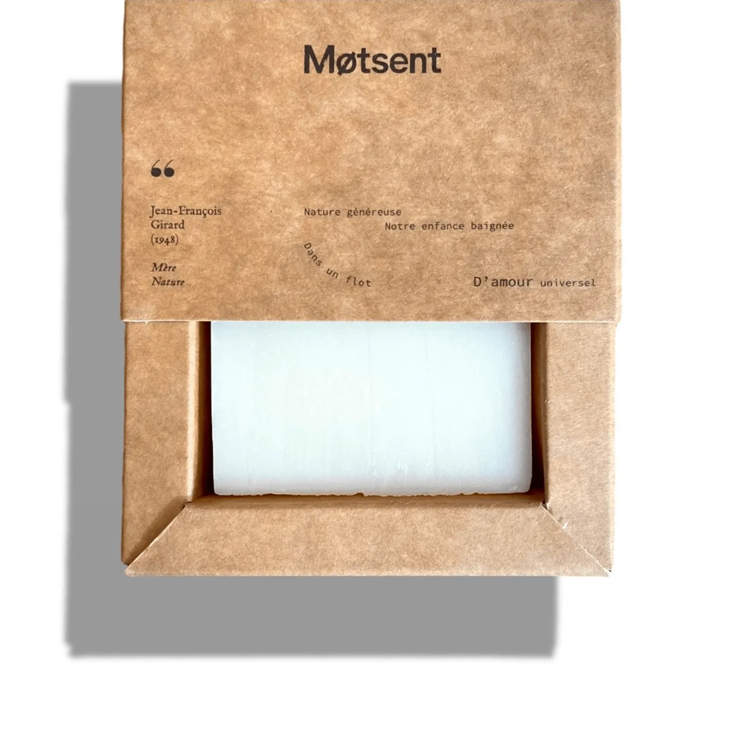 Motsent Coffret Cadeau 3 savons 2 solides + 1 liquide France