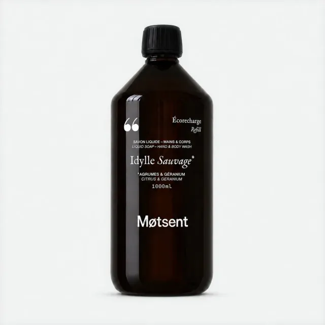 Motsent Idylle Sauvage éco-recharge savon liquide