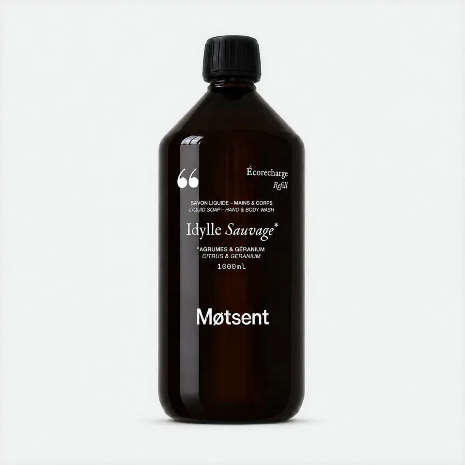 Motsent Idylle Sauvage éco-recharge savon liquide