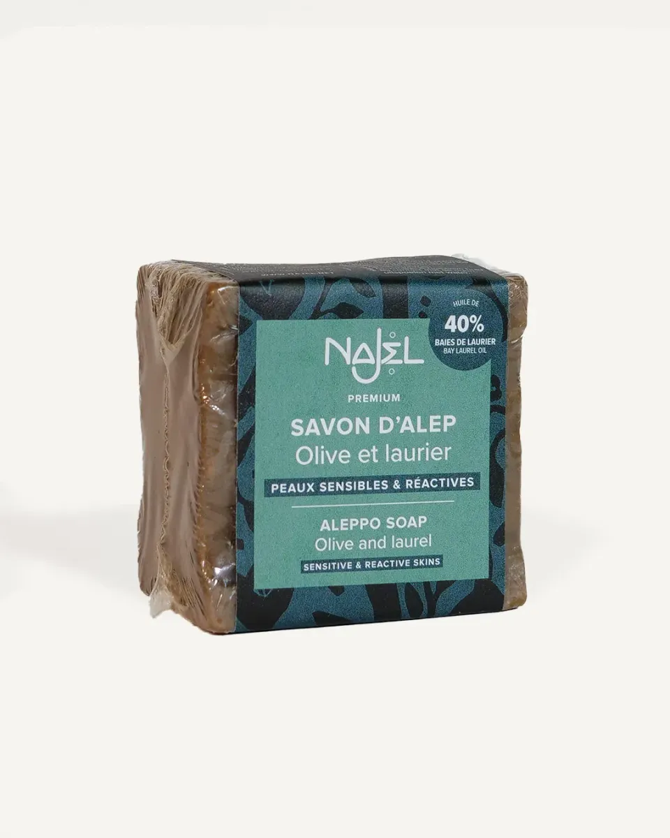 Laboratoire Najjar Savon d'Alep traditionnel 40% laurier 185g