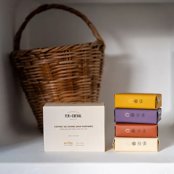 Savonnerie Fer à Cheval coffret savons 4x125g Provence