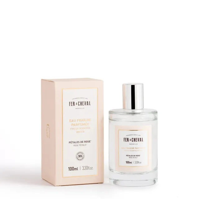 Savonnerie Fer à Cheval Pétales de Rose eau fraîche 100ml rose
