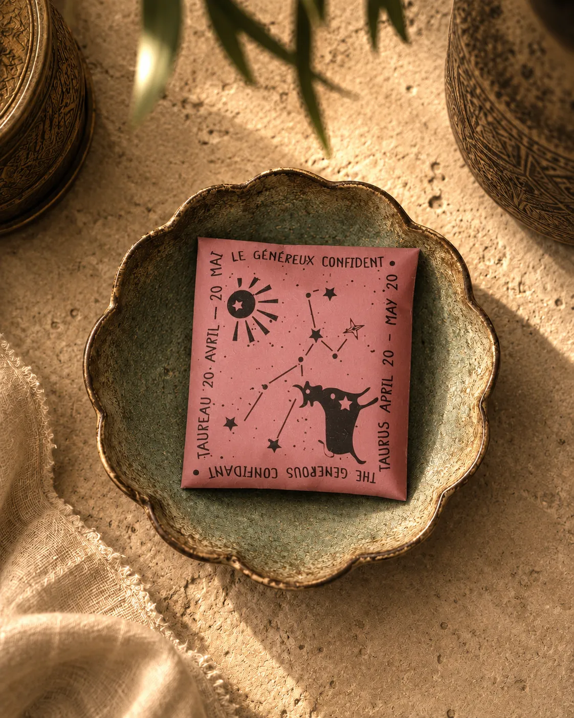 Mas du Roseau Pachamama Savonnette Astro Taureau Fleur Oranger