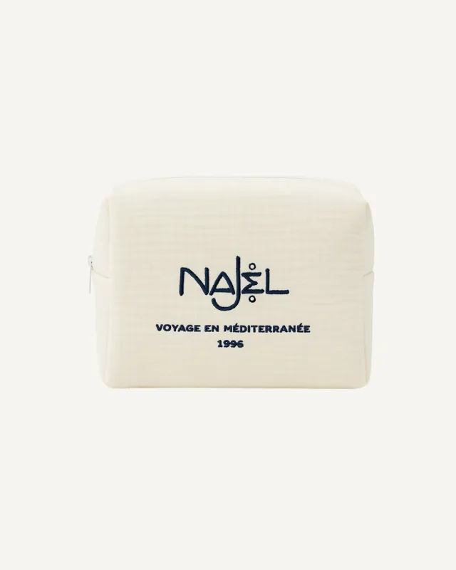 Najel trousse de toilette coton voyage maquillage
